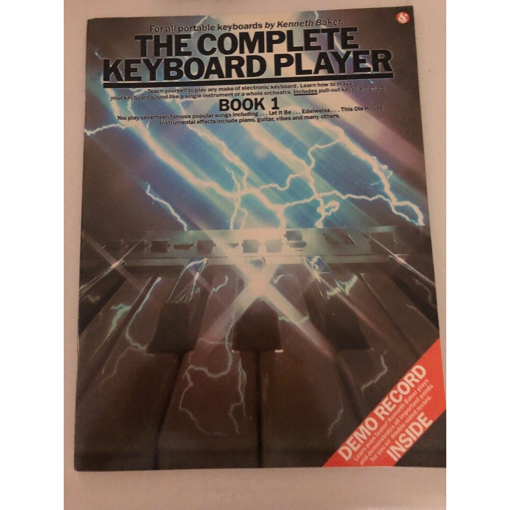 The‎ Complete Keyboard Player Kenneth Baker Book 1 No CD Vintage